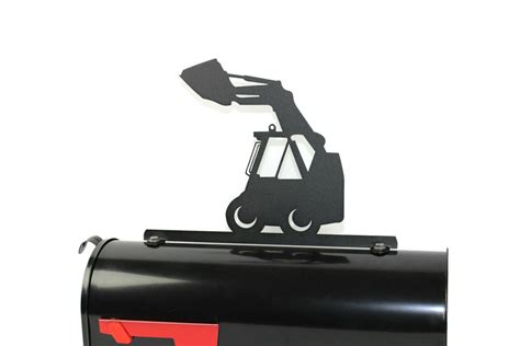 mailbox made to look like a skid steer|Skidsteer Mailbox Topper .